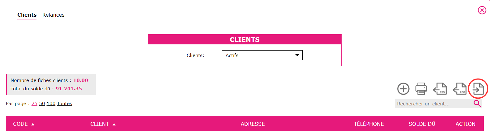 Import clients macompta.fr
