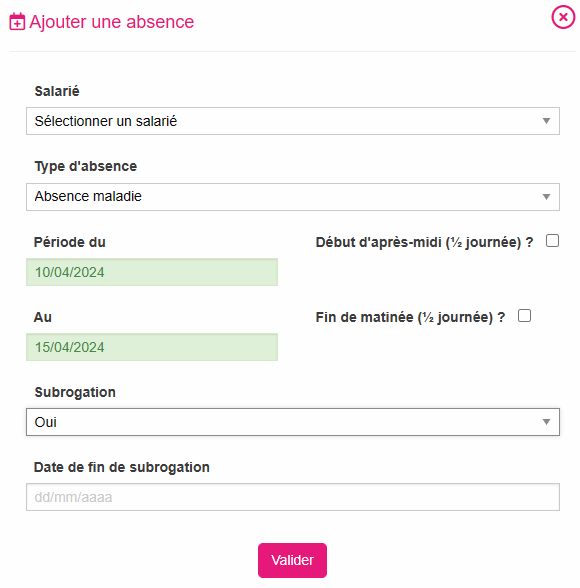 Gerer les arrêts de travail ultra facilement sur macompta.fr