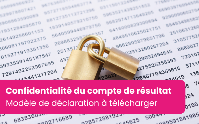 Déclaration de confidentialité du compte de résultat